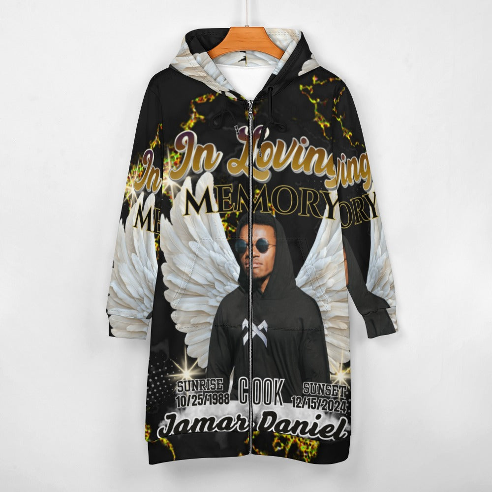 Personalized Memorial Hoodie Dress – Custom In Loving Long Hoodie Memory Dress (S-5XL)