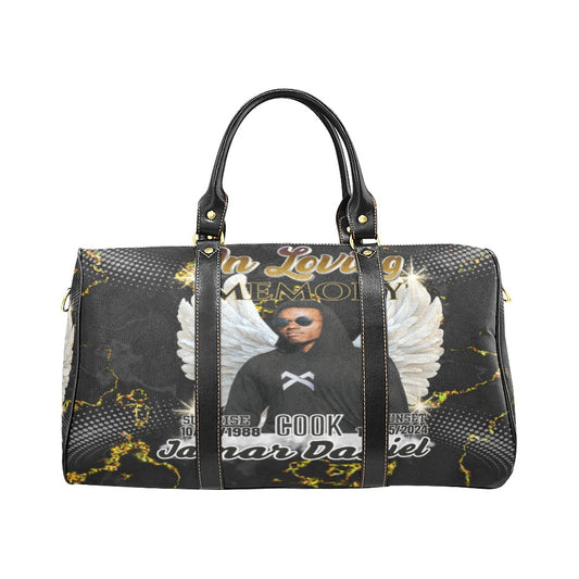 Custom Memorial Small Travel Bag – Personalized In Loving Memory Travel Duffel Bag