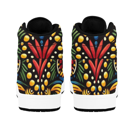 Colorful Tribal Unity High Top Sneakers (4.5-12)