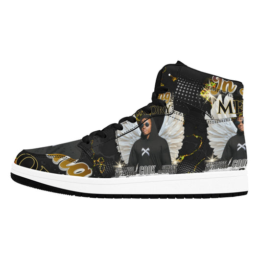 Personalized Memorial High Top Sneakers – Custom In Loving Memory Shoes (4.5-12)