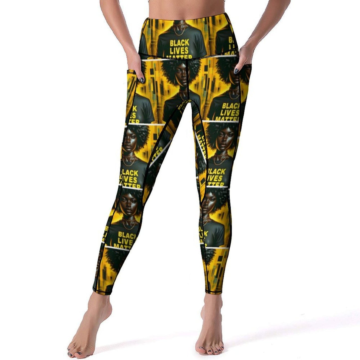 Women’s Streetwear Bottoms Black Lives Matter Leggings (S-2XL)