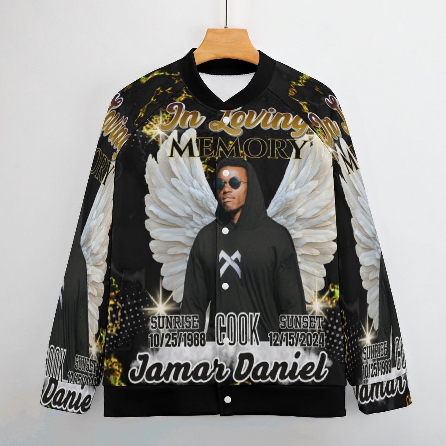 Custom Memorial Jacket – Personalized In Loving Memory Baseball Jacket (XS-6XL)