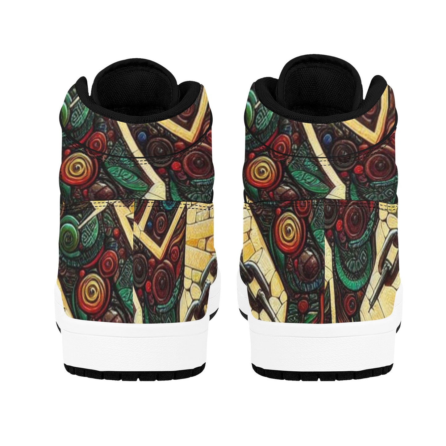 Brown Peace Unity High Top Sneakers (4.5-12)