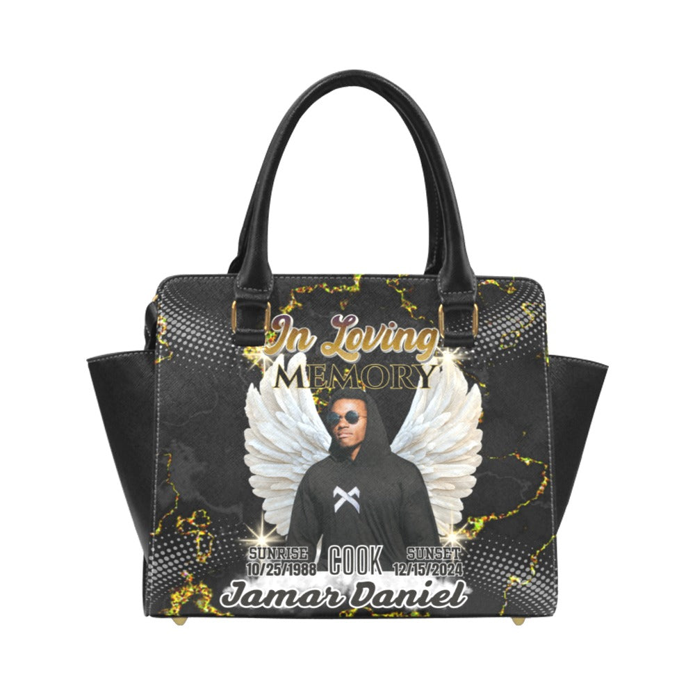 Custom Memorial Handbag – Personalized In Loving Memory Classic Shoulder Handbag #2