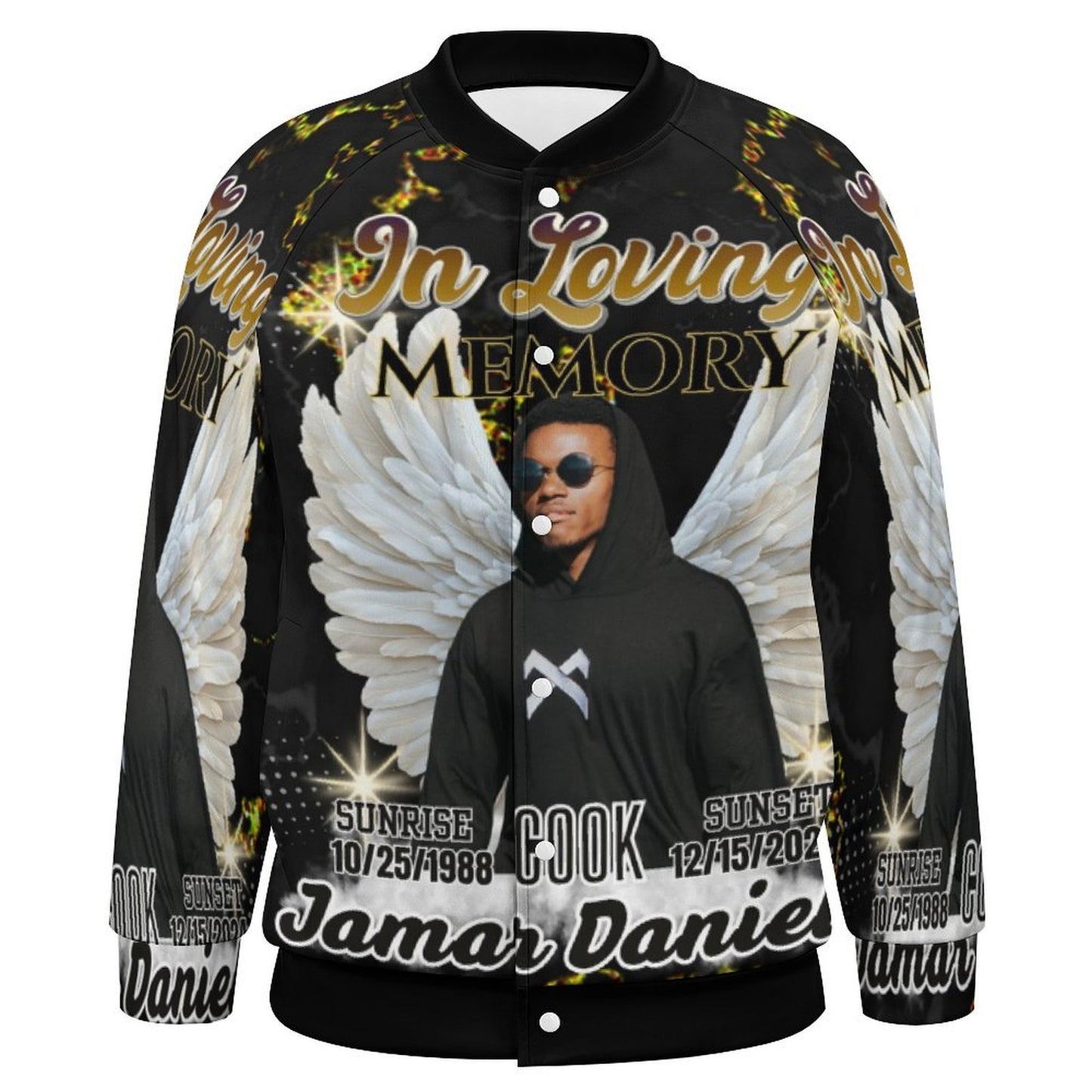 Custom Memorial Jacket – Personalized In Loving Memory Baseball Jacket (XS-6XL)