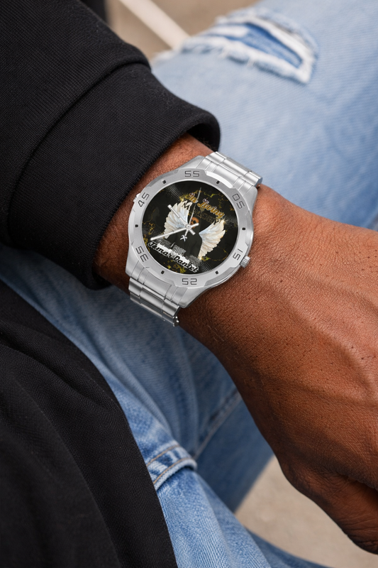 Custom Memorial Stainless Steel Watch – Personalized In Loving Memory Watch Unisex