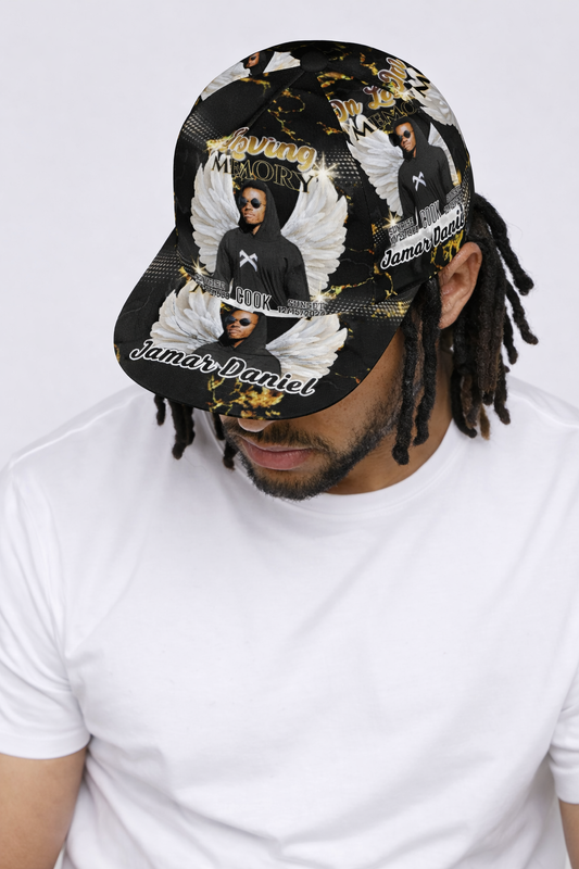 Personalized Memorial Snapback Cap – Custom In Loving Memory Snapback Cap