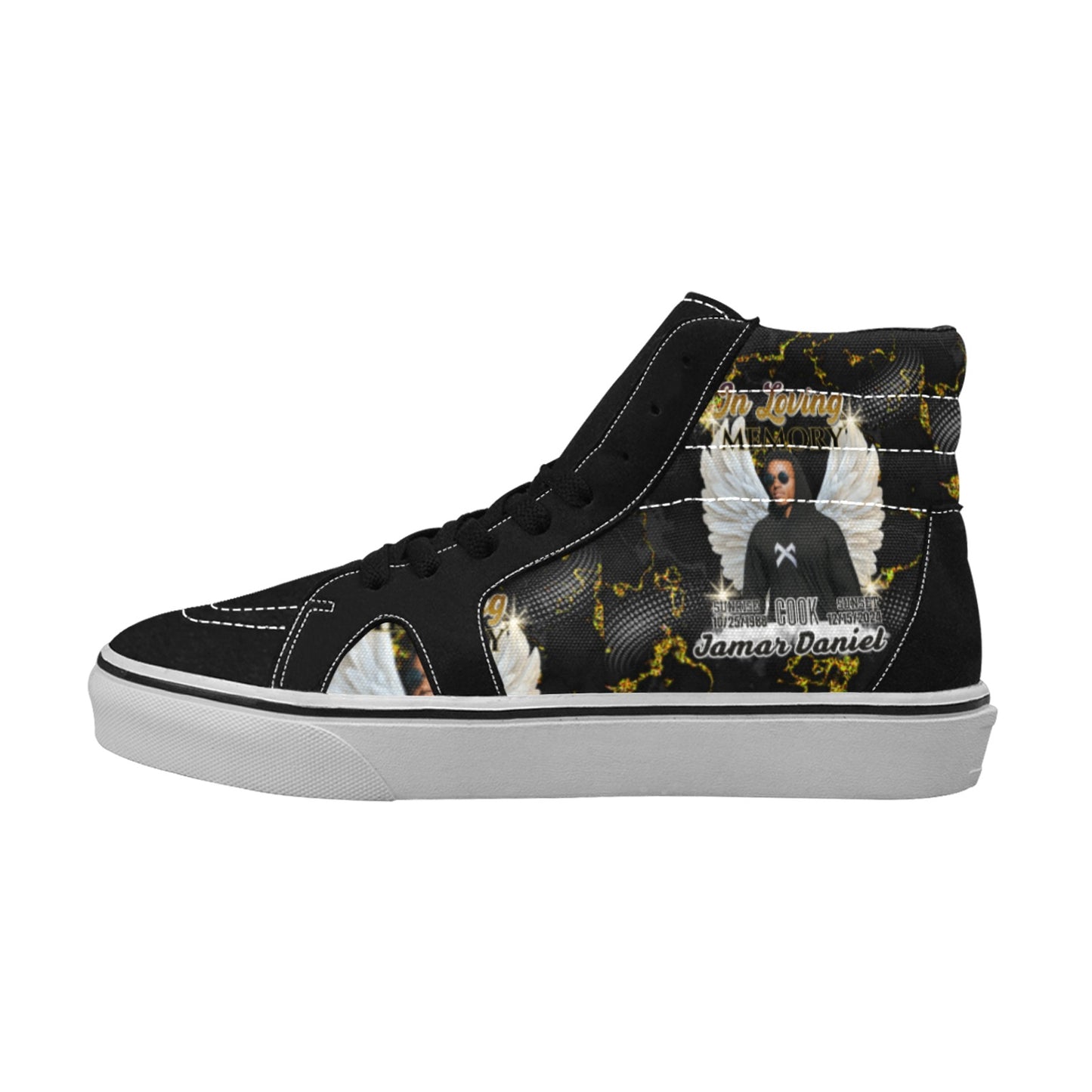 Custom Memorial Footwear In Loving Memory Shoes - Men's Fashion Sneakers (4.5-12)