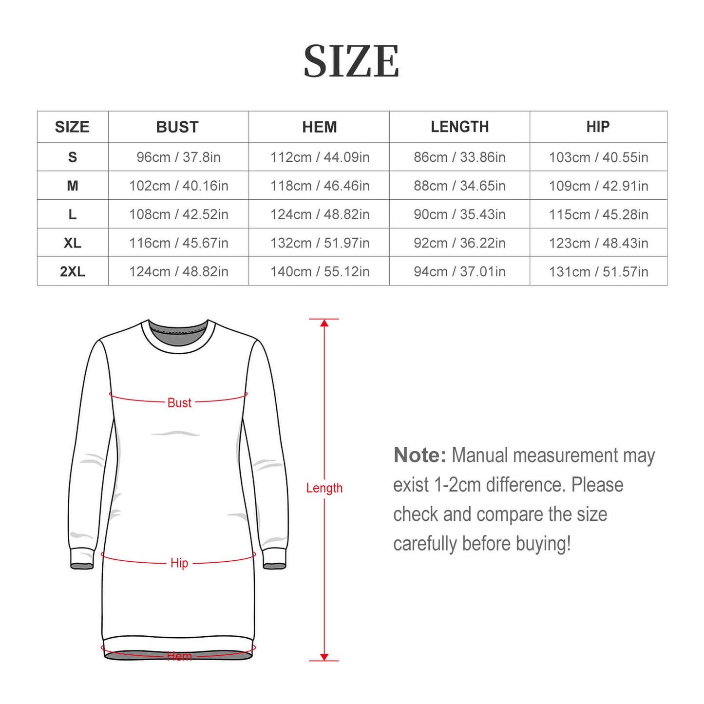 Personalized In Loving Memory Sweater Dress -Custom Women's Memorial Dress (S-2XL)