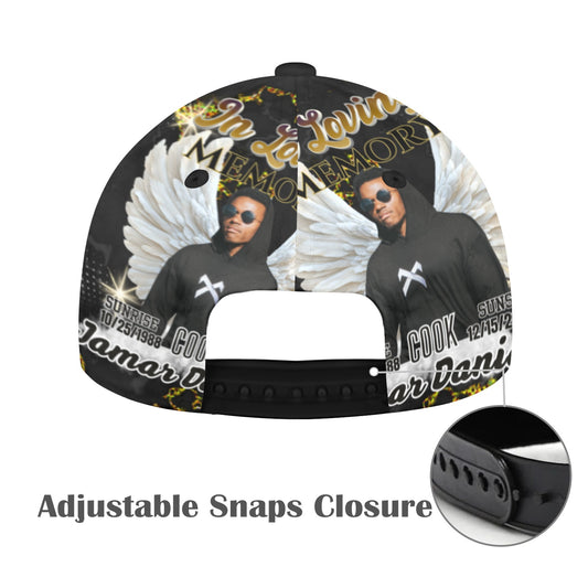 Personalized Memorial Snapback Cap – Custom In Loving Memory Snapback Cap