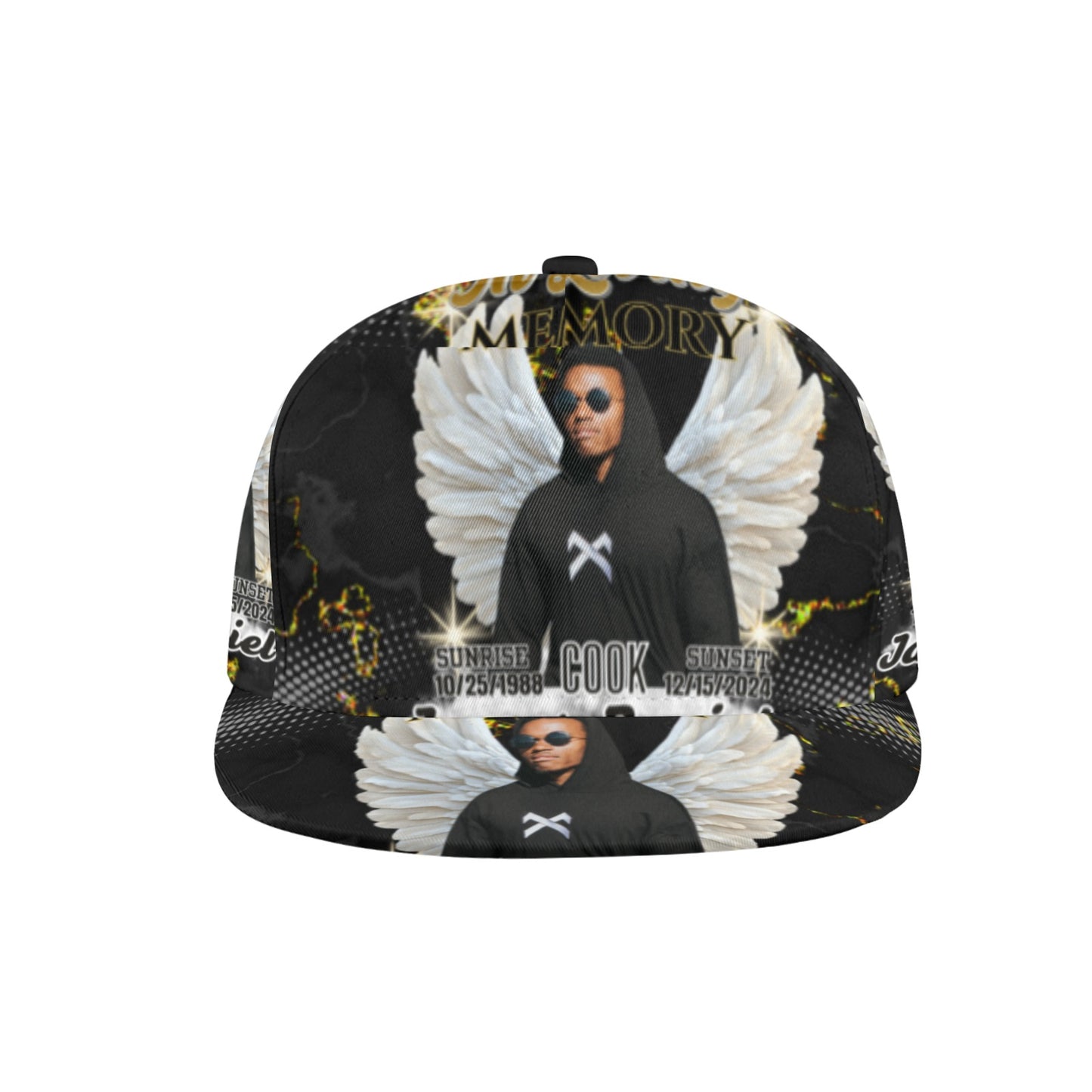 Personalized Memorial Snapback Cap – Custom In Loving Memory Snapback Cap