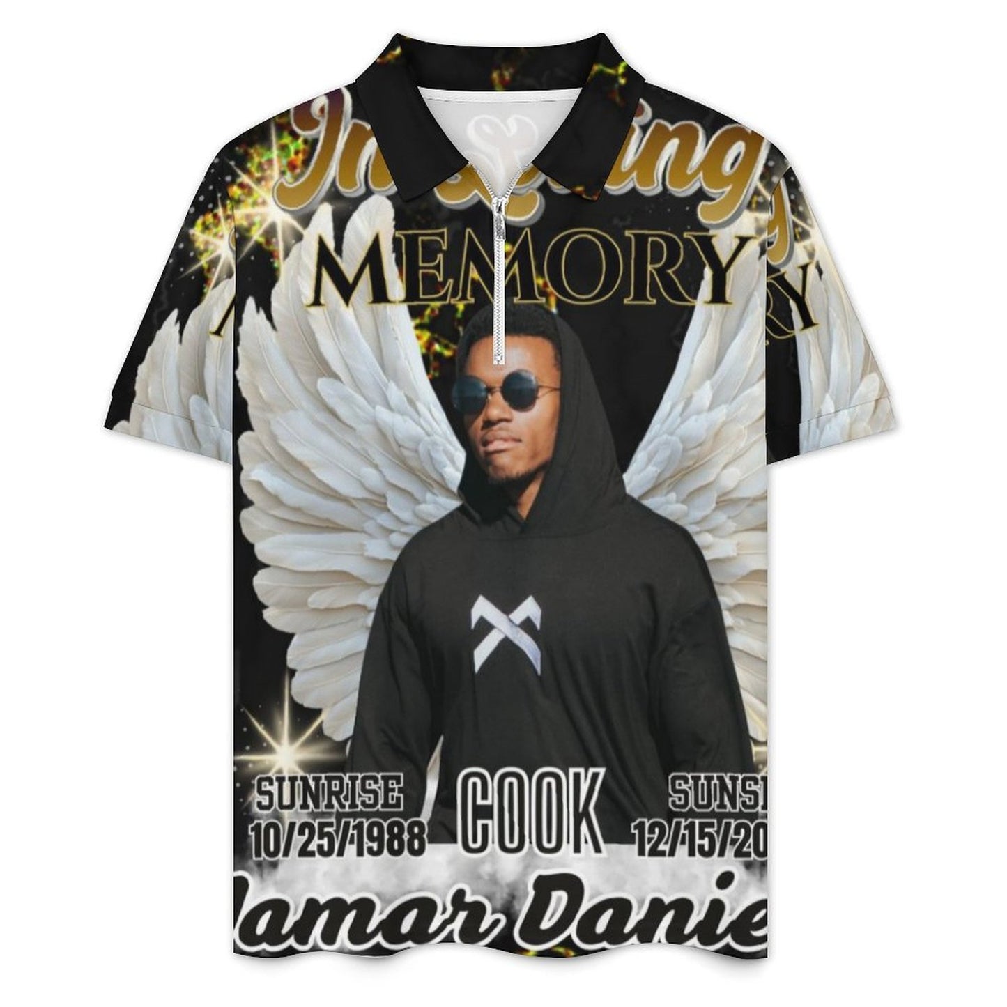 Personalized Memorial 2 Piece Outfit – Custom In Loving Memory Short Set (S-5XL)