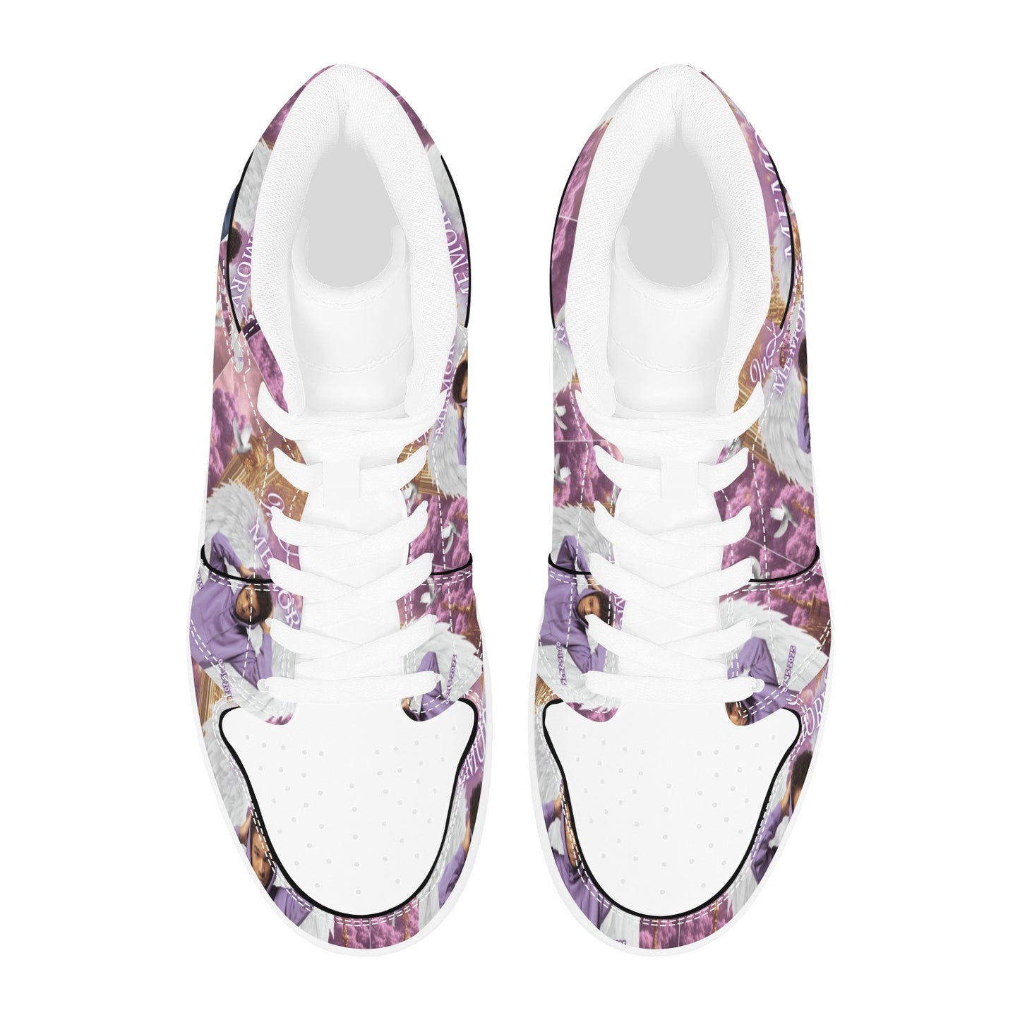 Personalized Memorial High Top Sneakers – Custom In Loving Memory Shoes (4.5-12)