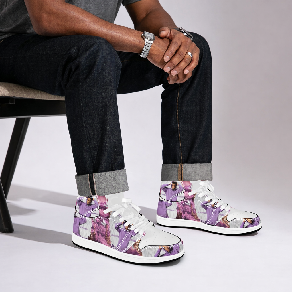 Personalized Memorial High Top Sneakers – Custom In Loving Memory Shoes (4.5-12)