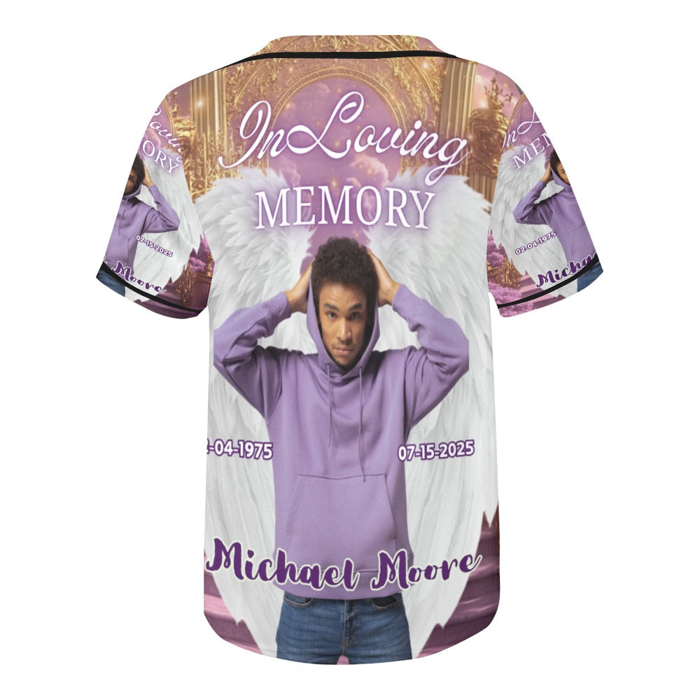 Personalized Memorial Baseball Jersey – Custom In Loving Memory Shirt (S-4XL)
