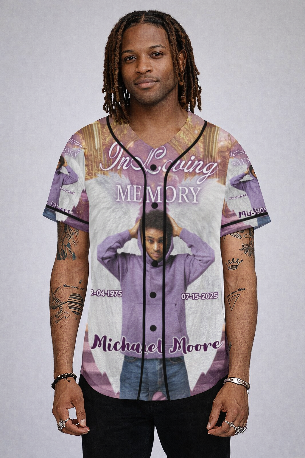 Personalized Memorial Baseball Jersey – Custom In Loving Memory Shirt (S-4XL)