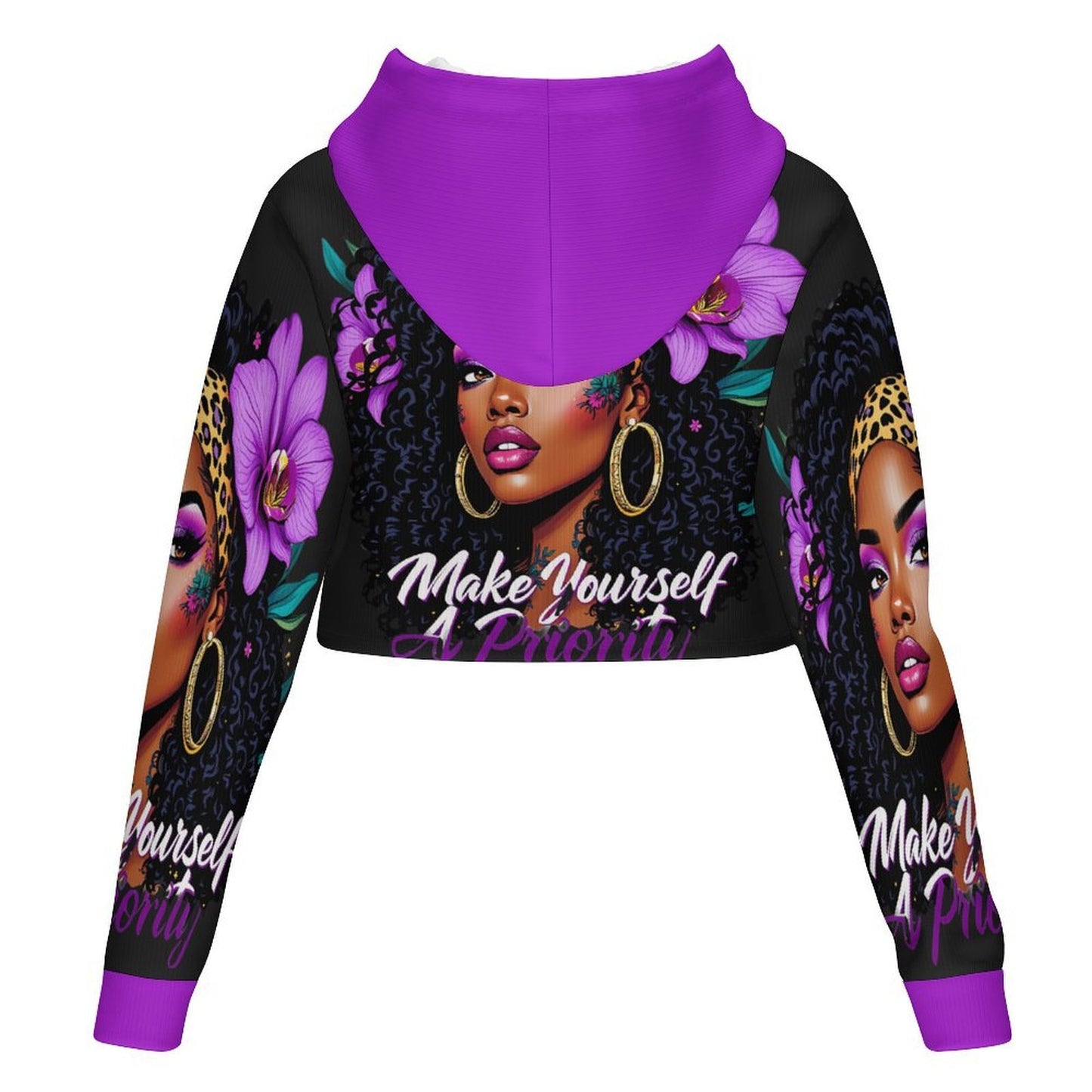 Women’s Fashion Hoodie Make Yourself Priority Chopped Hoodie (XS-3XL)