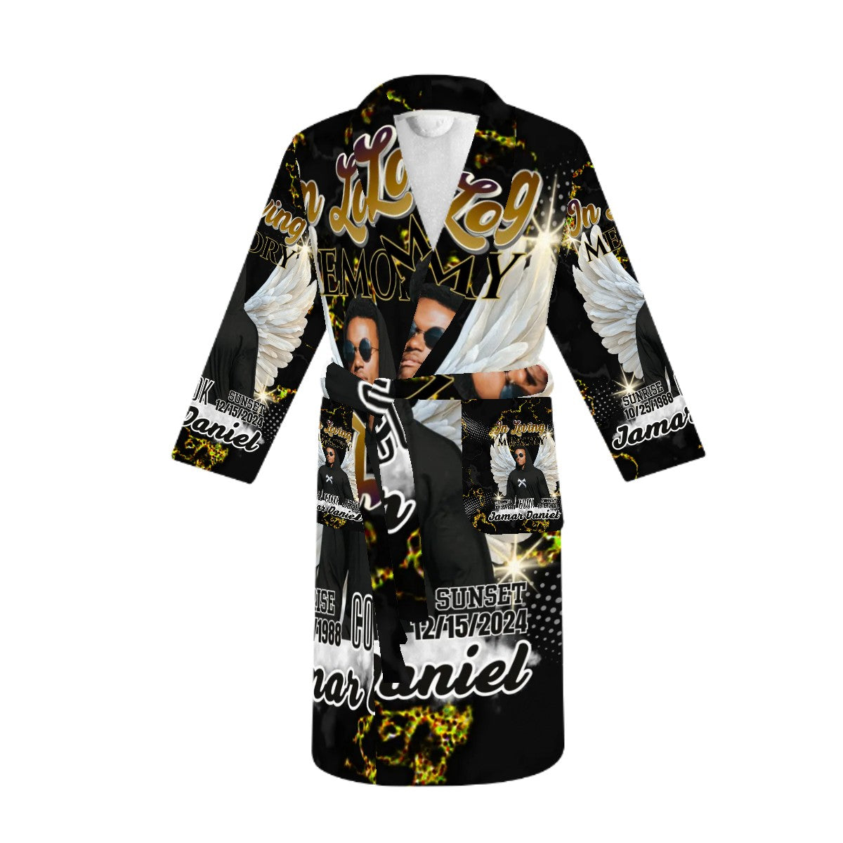 Personalized Memorial Robe – Custom In Loving Memory Robe (S-2XL)